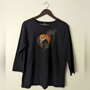Sabaku Artwear Southwest Black Horse Shirt